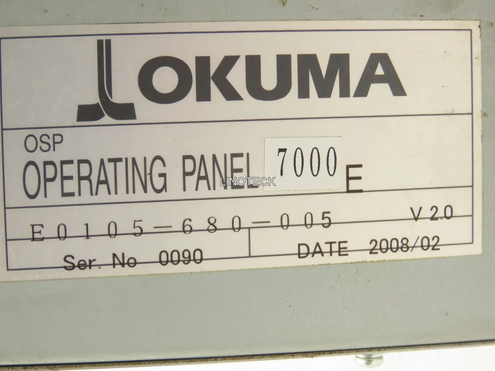 OKUMA E4809-436-074-A OPUS 7000 動作保証 IHM Okuma OSP7000 8480: queda de tensão 24V na IHM