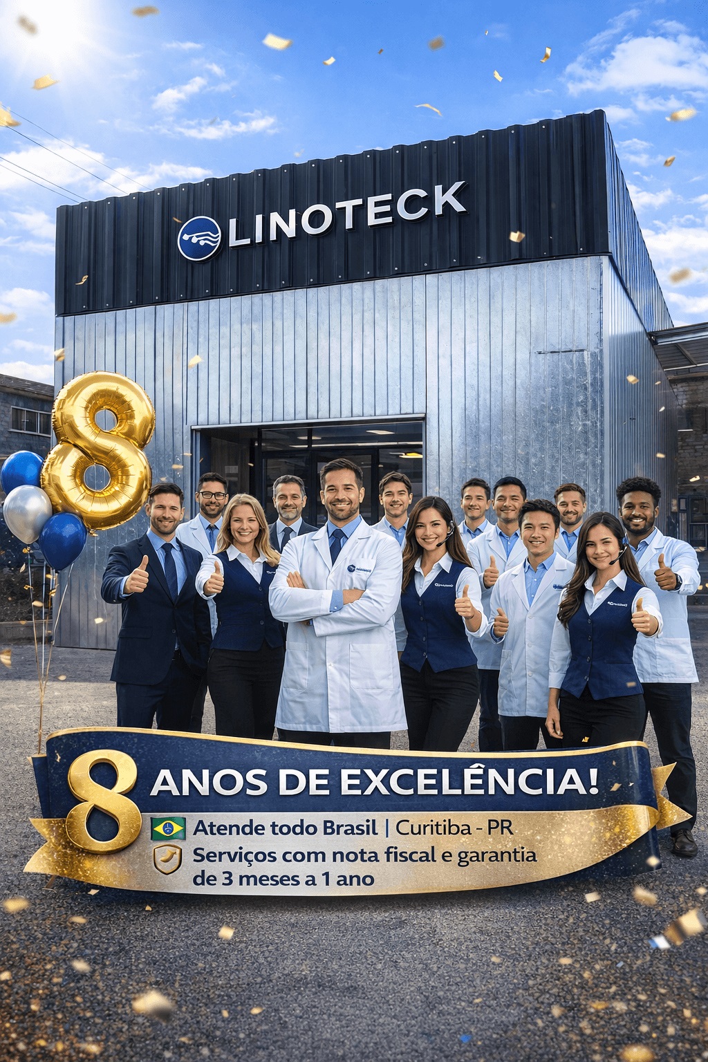Linoteck 8 anos