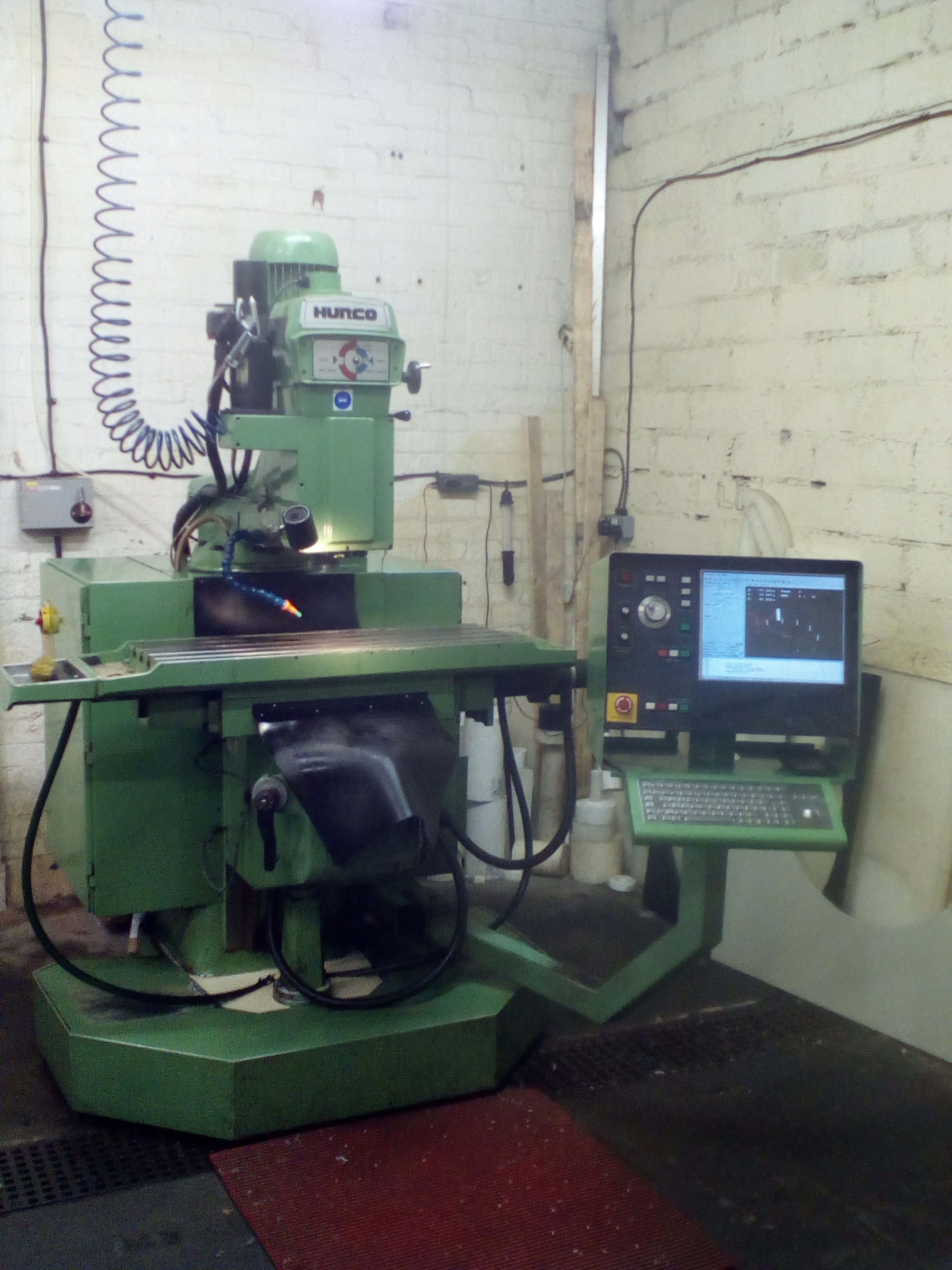 Retrofit CNC Fresadora Hurco KM-3 CNC de 3 eixos sistema de controle CNC de programação LinuxCNC