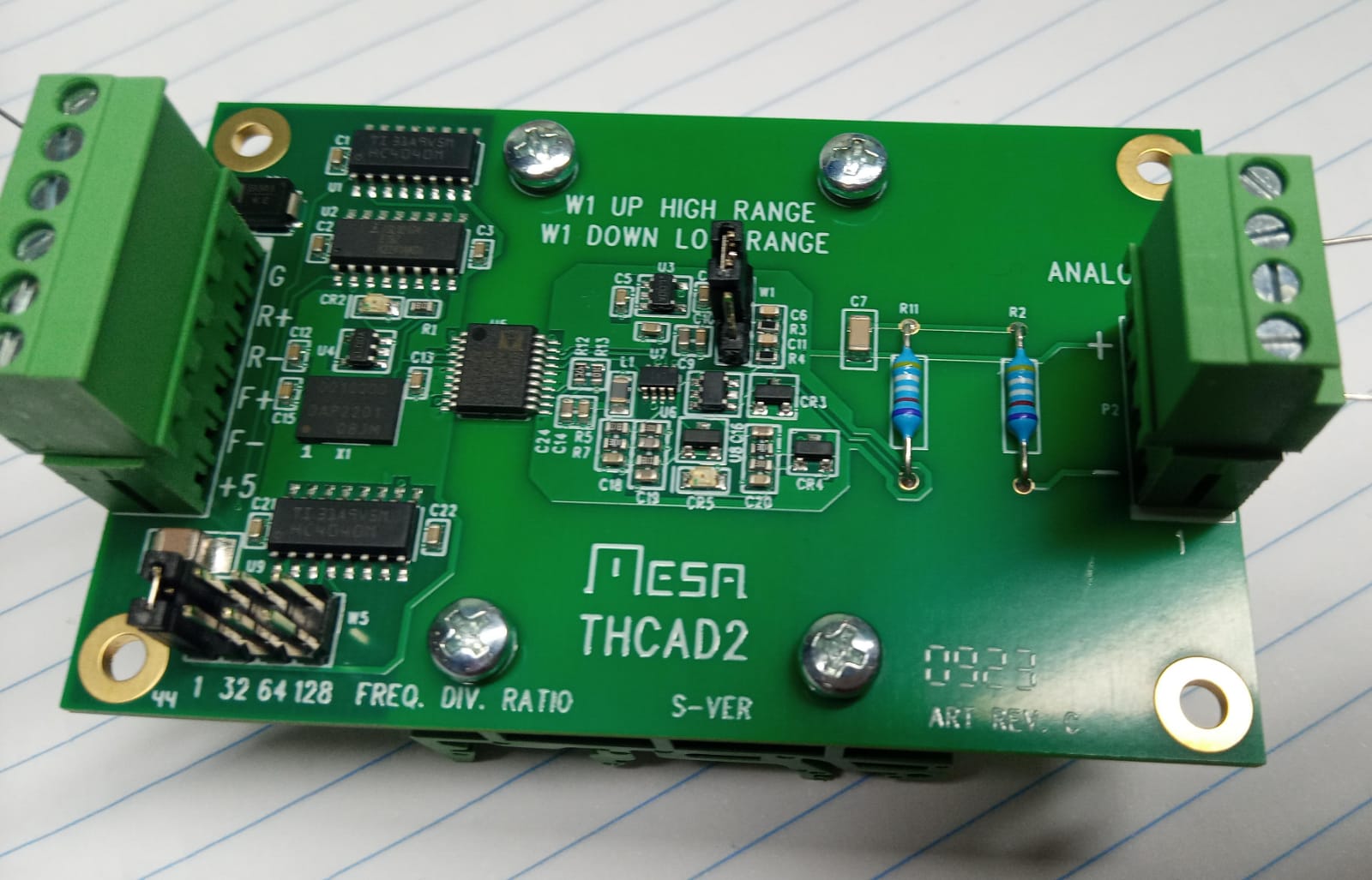 LinuxCNC Placa Eletrônica Mesa THCAD2