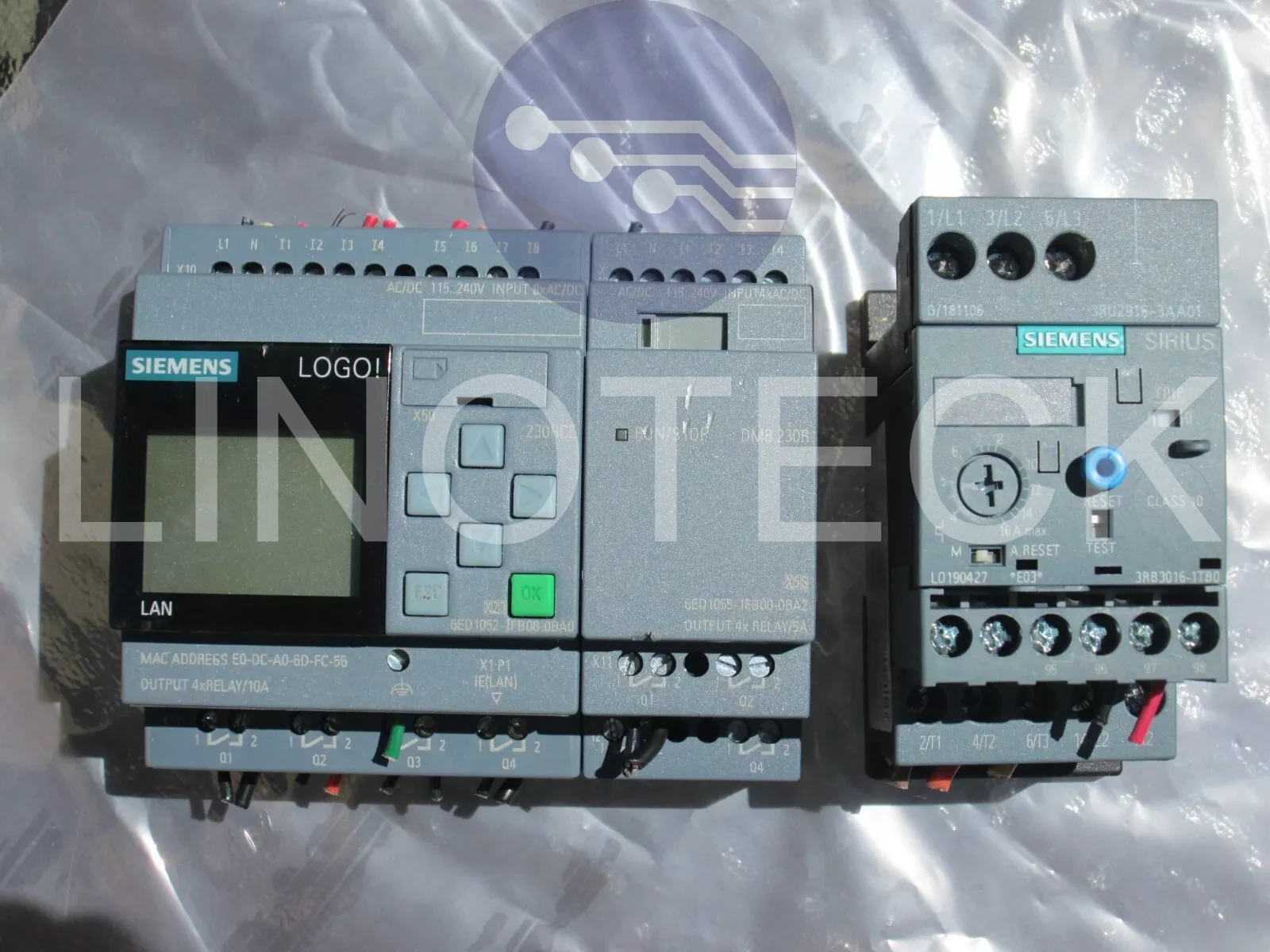 Assistência Técnica CLP LOGOTIPO Siemens Modulo logico programavel 230RCE 115 240V AC DC Siemens Sirius