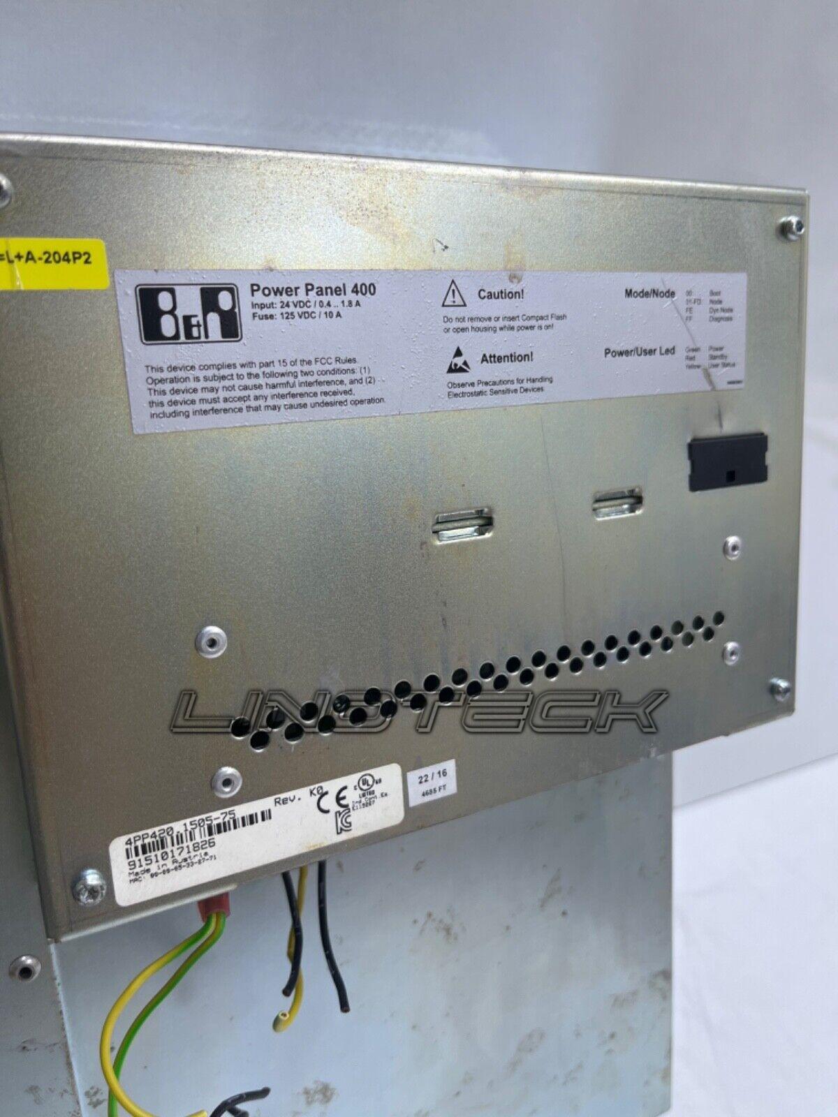 Manutenção IHM B&R Power Panel 400 4PP420.1505-75
Manutenção IHM B&R Power Panel 400 4PP420.1505-75