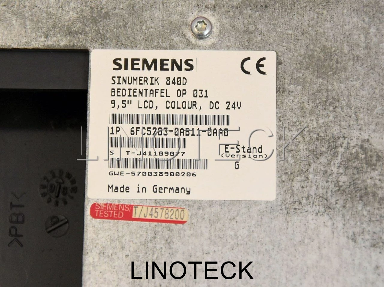 Assistência Técnica IHM Siemens 6FC5203-OAB11