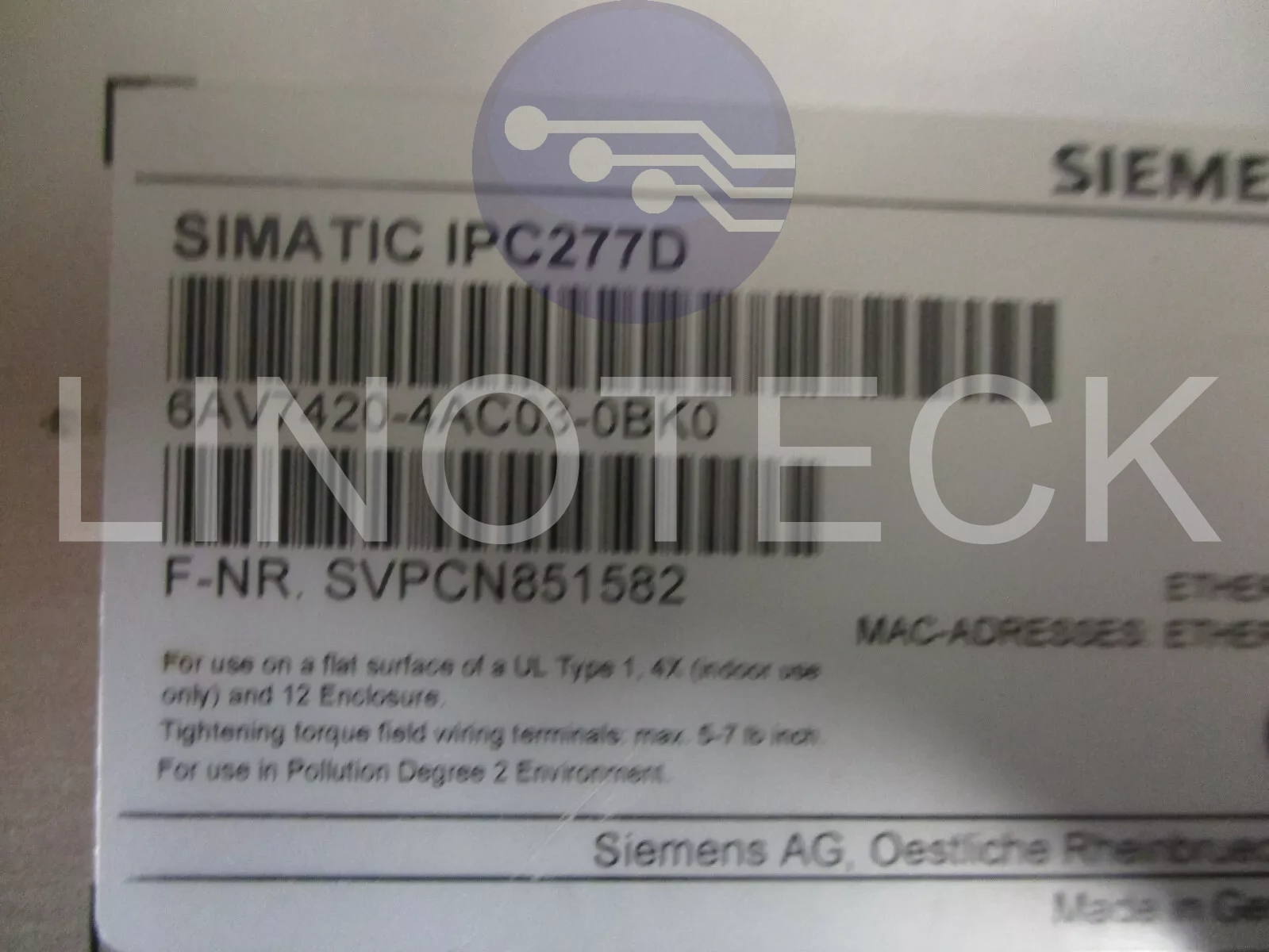 Conserto IHM Siemens SIMATIC OP77B