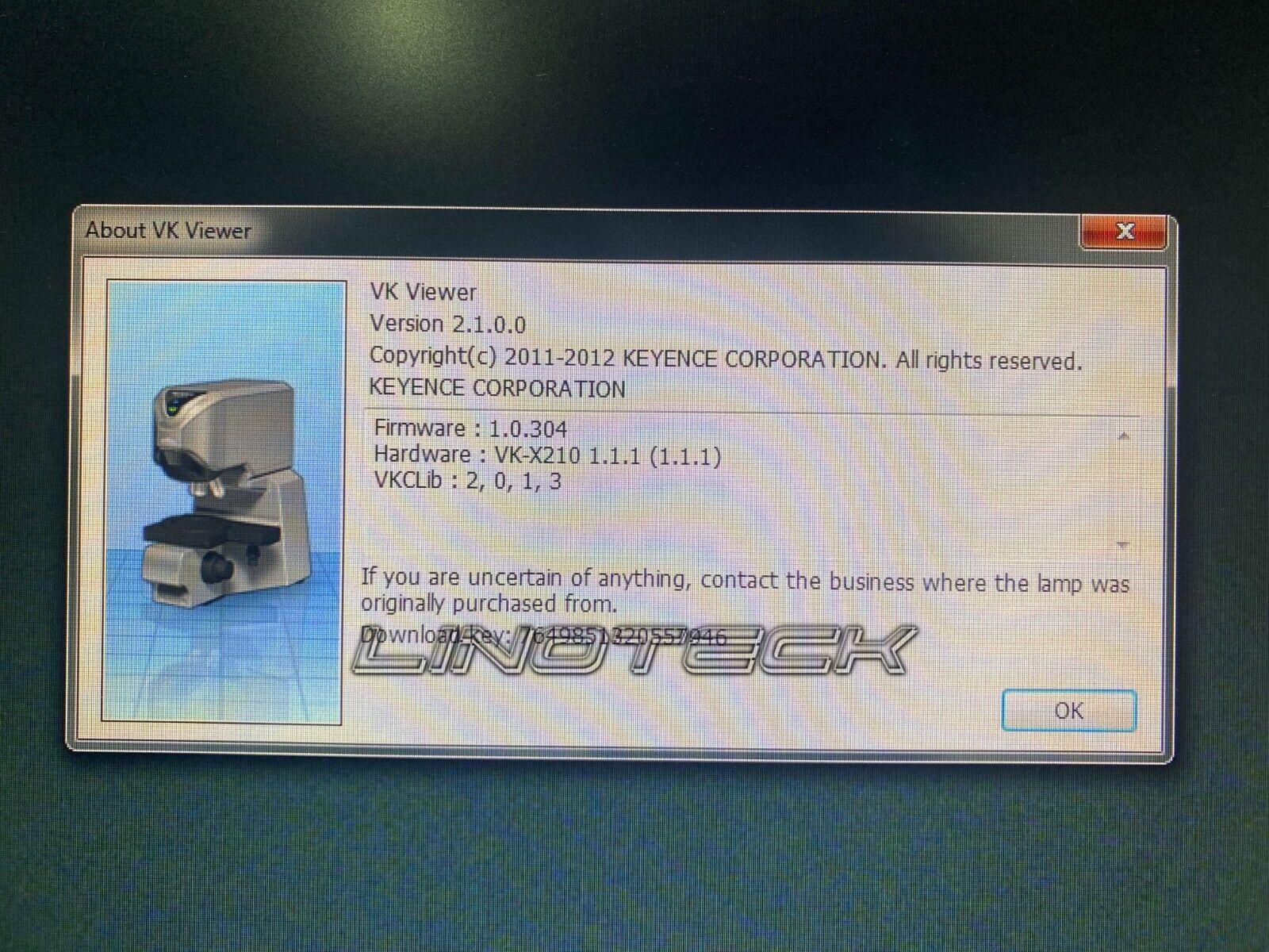 Reparo da Microscópio a laser de medição de forma Keyence VK-X210
Reparo da Microscópio a laser de medição de forma Keyence VK-X210