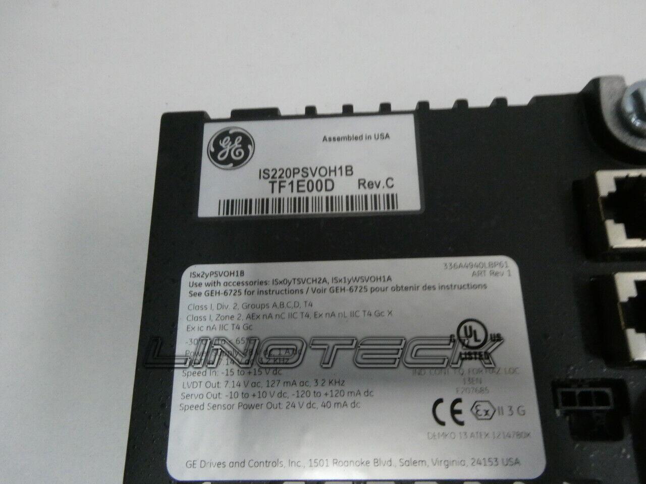 Manutenção Módulo Servo de E/S General Electric IS220PSVOH1B
Manutenção Módulo Servo de E/S General Electric IS220PSVOH1B