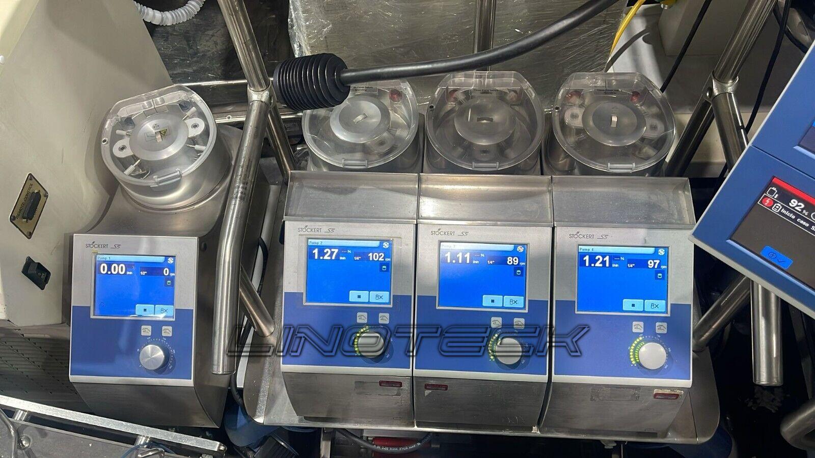 Manutenção em monitores de paciente multiparâmetros monitor e sistema de controle de circulação extracorpórea Sorin  Stockert S5
