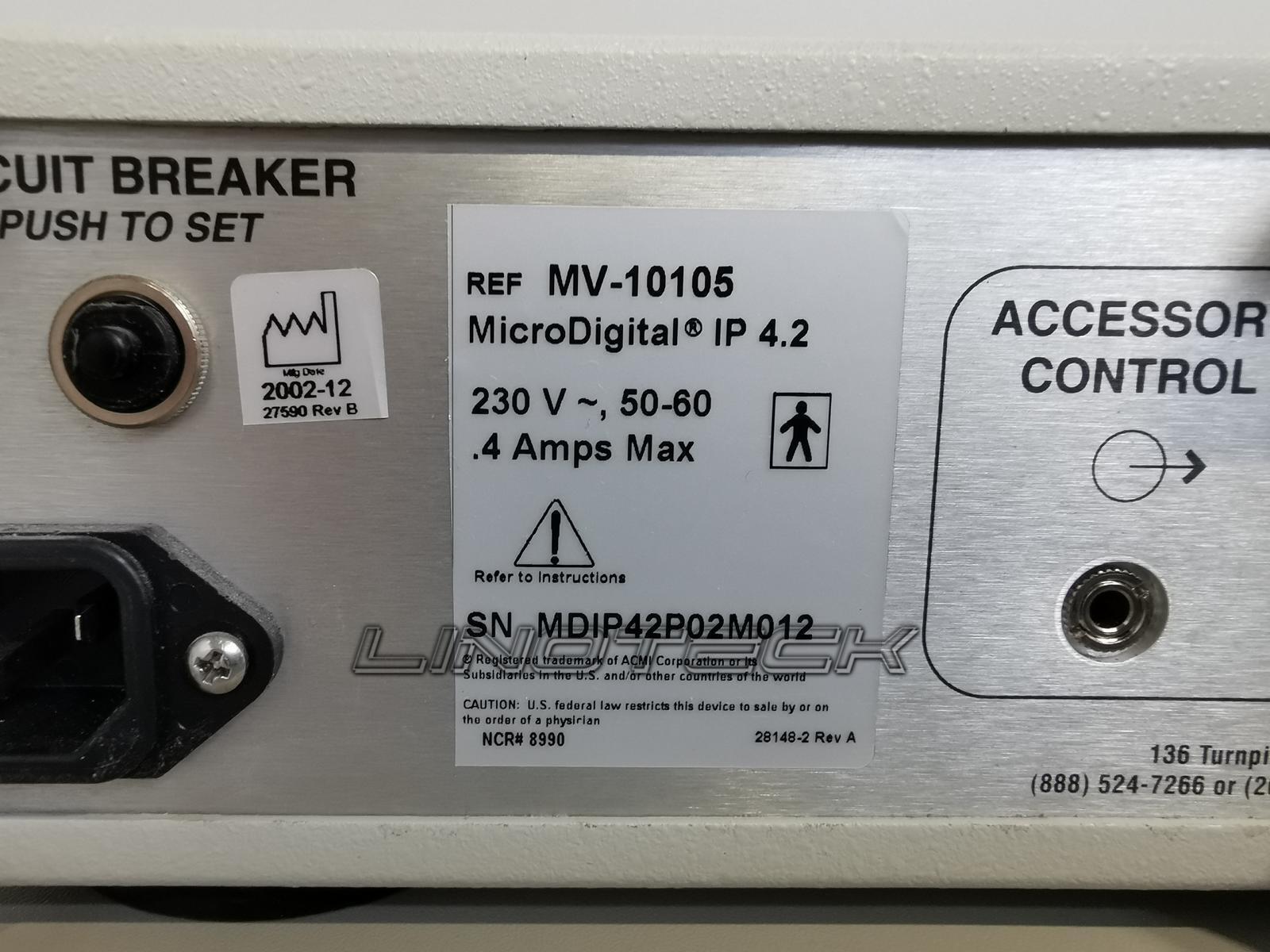 Assistência técnica equipamentos médicos Processador de Imagem ACMI MV-10105
Assistência técnica equipamentos médicos Processador de Imagem ACMI MV-10105