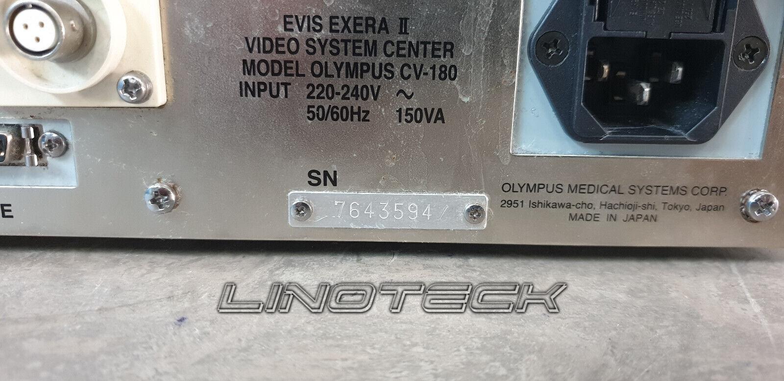 Manutenção da Processador de vídeo Olympus EXERA II CV-180 CV 180
Manutenção da Processador de vídeo Olympus EXERA II CV-180 CV 180