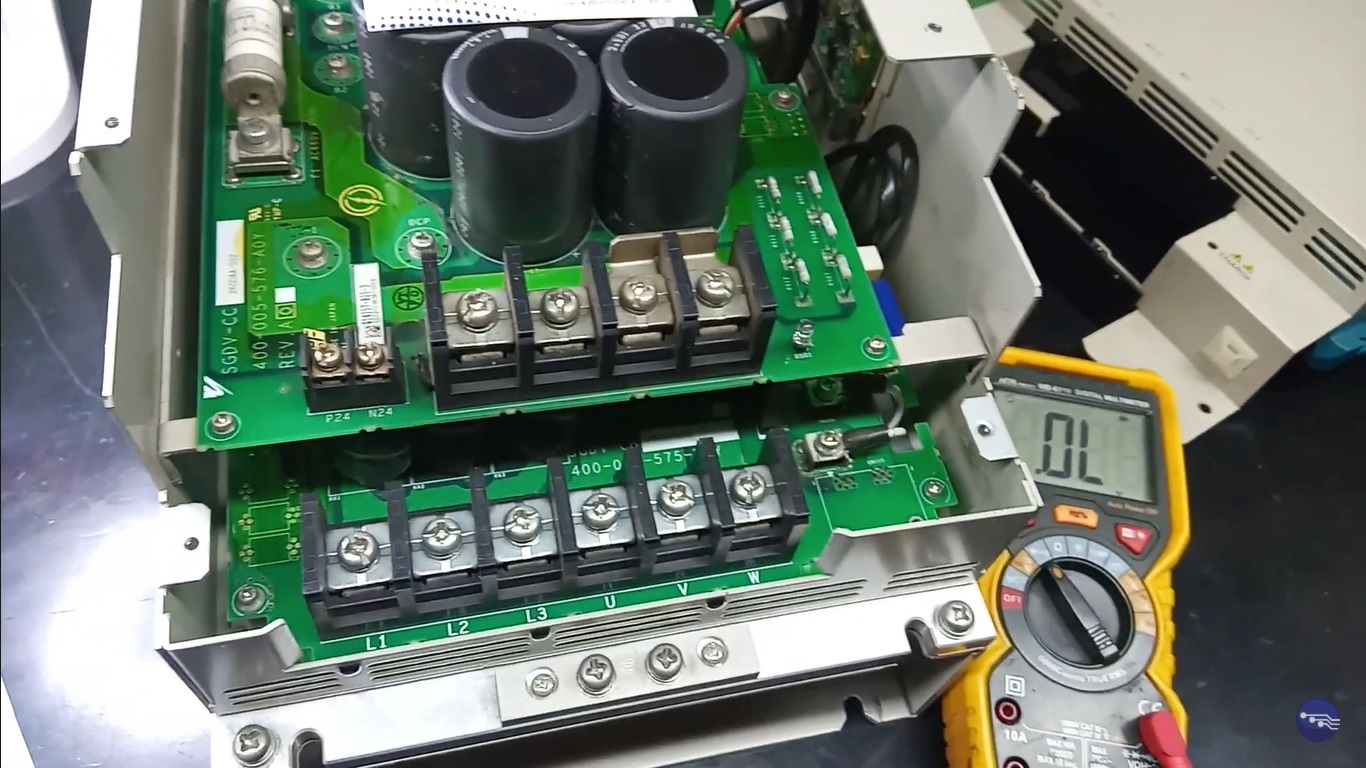 Conserto Servo Drive Yaskawa Servopack Como testar entrada