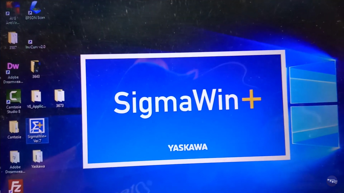 Assistência Técnica Servo Drive Yaskawa Servopack Software Programação Backup Parametrização