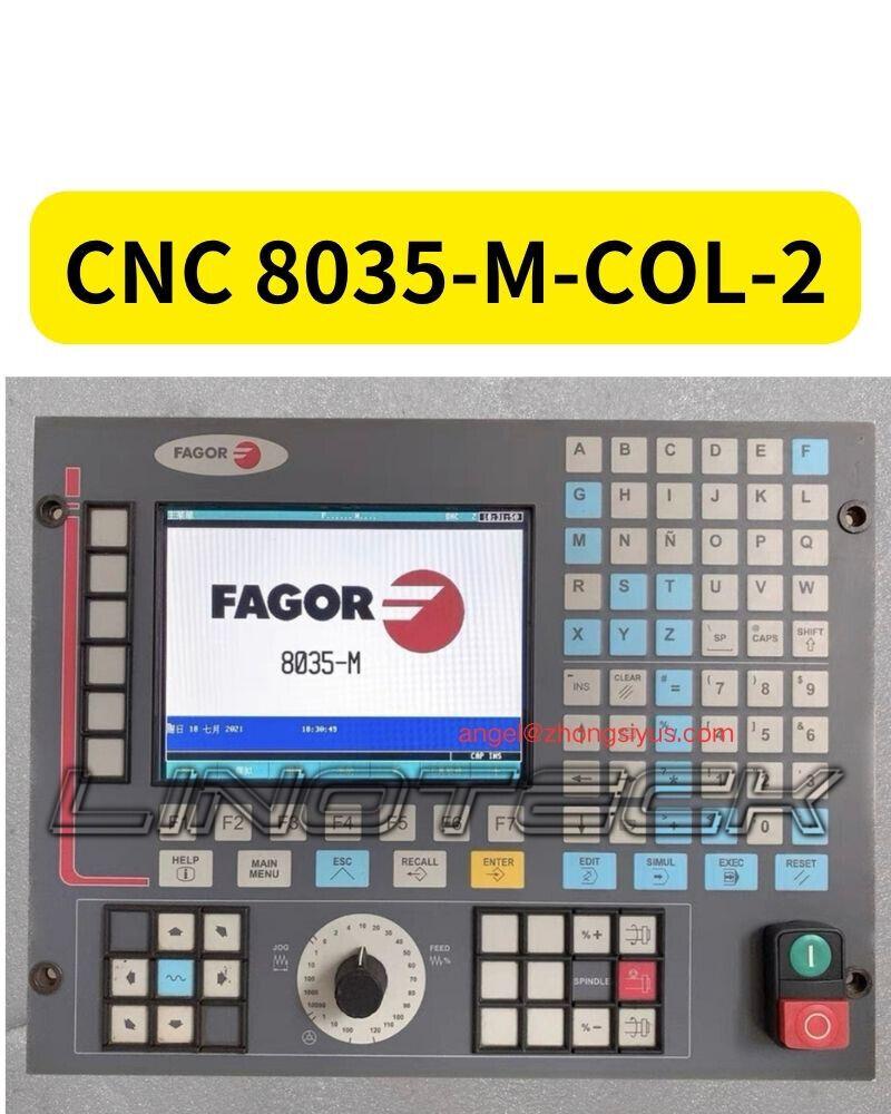 Conserto Sistema CNC Fagor 8035-M-COL-2
Conserto Sistema CNC Fagor 8035-M-COL-2